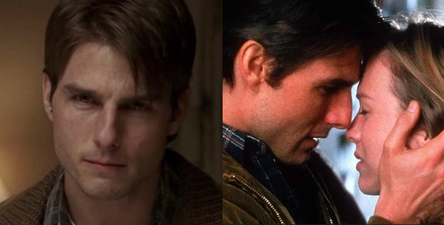 Tom Cruise in an emotional role from Jerry Maguire